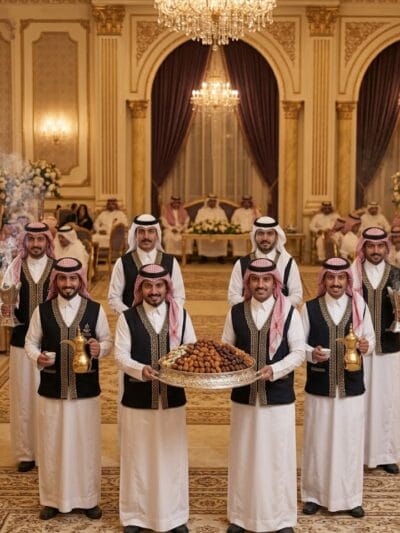 صبابين القهوة ومقدمين الضيافه (رجال)